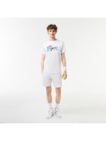 Lacoste Men's Cotton Jersey Sport T-shirt In White - TH1801-00-001