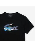 Lacoste Men's Cotton Jersey Sport T-shirt In Black - TH1801-00-031