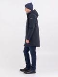 Replay Long Jacket In Navy Blue With Full Length Zip  M8350 .000.84726