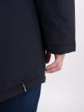 Replay Long Jacket In Navy Blue With Full Length Zip  M8350 .000.84726