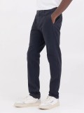 Replay Slim Fit Brad Chino Stretch Gabardine Trousers In Navy Blue - MB9889.000.84249
