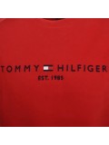 Tommy Hilfiger EST 1985 Flex Fleece Sweatshirt In Primary Red MW0MW11596