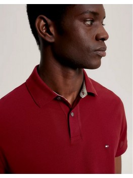 Tommy Hilfiger 1985 Collection Pique Polo In Rouge - MW0MW17770XJS