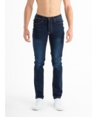 Luke "DNA" Tappered Stretch Jeans in Mid Blue - Slim Tappered Fit - M780550