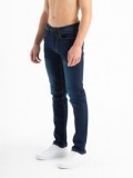 Luke "DNA" Tappered Stretch Jeans in Mid Blue - Slim Tappered Fit - M780550