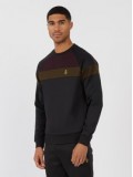 Luke "Adam 4" Tape Sweatshirt In Black Merlot - M710351
