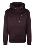 Luke "Lions Share" Overhead Hoodie In Merlot - M730366