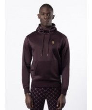 Luke "Lions Share" Overhead Hoodie In Merlot - M730366