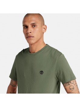 Timberland Men's Dunstan River Slim Fit T Shirt In Dark Green - TB 0A2BPRA58