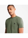 Timberland Men's Dunstan River Slim Fit T Shirt In Dark Green - TB 0A2BPRA58