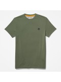 Timberland Men's Dunstan River Slim Fit T Shirt In Dark Green - TB 0A2BPRA58