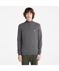 Timberland Cohas Brook Zip-Neck Jumper for Men in Dark Grey TB 0A2BF6U14