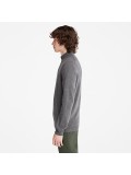 Timberland Cohas Brook Zip-Neck Jumper for Men in Dark Grey TB 0A2BF6U14