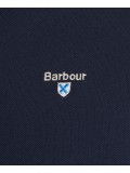 Barbour Tartan Pique Polo Shirt In Navy Blue - MML0012NY31