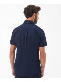 Barbour Oxford Short Sleeved Shirt In Navy Blue - MSH5313NY91