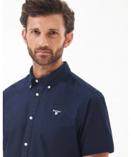 Barbour Oxford Short Sleeved Shirt In Navy Blue - MSH5313NY91