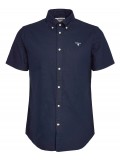 Barbour Oxford Short Sleeved Shirt In Navy Blue - MSH5313NY91