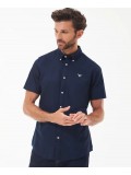 Barbour Oxford Short Sleeved Shirt In Navy Blue - MSH5313NY91