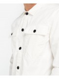 Barbour International Adey Overshirt In Whisper White - MOS0243WH32