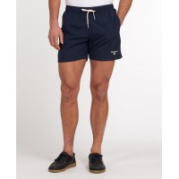 Barbour Essential Logo 5'' Swim Shorts In Navy Blue - MSW0019NY91