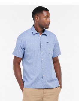 Barbour Nelson Short Sleeve Summer Shirt In Blue - MSH5093BL33