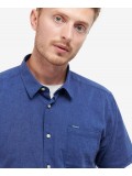 Barbour Nelson Short Sleeve Summer Shirt In Indigo Blue - MSH5093IN32
