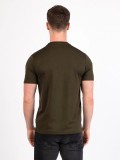 Luke Mainline Mcavoy crew neck T-shirt in dark olive - M680105