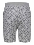 Luke Sweat Shorts With Repeat Print In Zinc - M710366