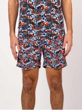 Luke "Nevada" Bold sky camo print swim shorts 