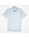 Timberland Men's Mill River Linen Shirt In Light Blue - TB 0A2DCC433