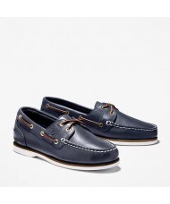 Timberland  Men’s Classic Two Eye Boat Shoe In Navy Blue - Style Number TB 074036484