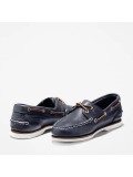 Timberland  Men’s Classic Two Eye Boat Shoe In Navy Blue - Style Number TB 074036484