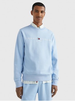 Tommy Hilfiger Flex Fleece Sweatshirt In Vessel Blue MW0MW11596