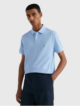 Tommy Hilfiger 1985 Collection Pique Polo In Vessel Blue
