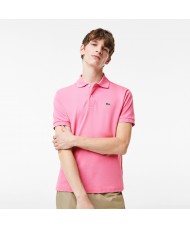 Lacoste Men's Classic Fit L1212 Polo Shirt In Bright Pink