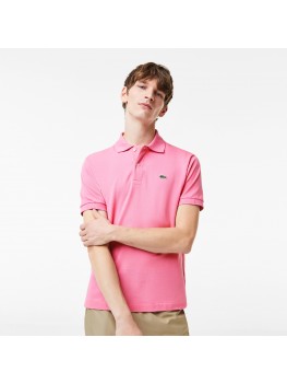 Lacoste Men's Classic Fit L1212 Polo Shirt In Bright Pink