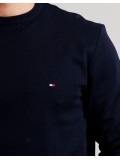 Tommy Hilfiger Intechno Knit Crew Neck Sweatshirt In Navy Blue - MW0MW37241 DW5