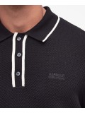 Barbour International Newgate Knitted Polo Shirt In Black - MKN1550BK31