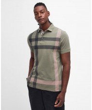 Barbour Blaine Tartan Polo Shirt In Dusty Green - MML1117OL38