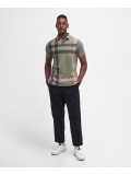 Barbour Blaine Tartan Polo Shirt In Dusty Green - MML1117OL38