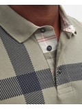 Barbour Blaine Tartan Polo Shirt In Dusty Green - MML1117OL38