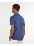 Barbour Washed Sports Pique Polo Shirt In Navy Blue - MML1127NY91