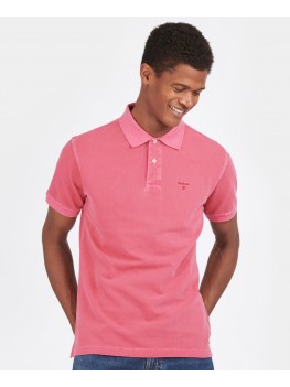 Barbour Washed Sports Pique Polo Shirt In Fuchsia - MML1127P172