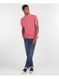 Barbour Washed Sports Pique Polo Shirt In Fuchsia - MML1127P172