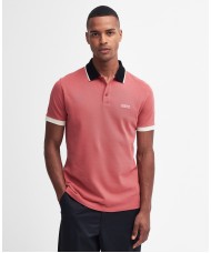 Barbour International Howall Polo Shirt In Mineral Red MML1299RE45