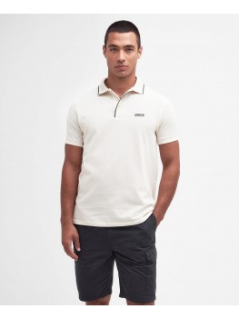 Barbour International Moor Polo Shirt In Dove Grey MML1392CR11