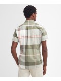 Barbour Douglas Short-Sleeved Tailored Shirt In Olive Tartan - MSH5077TN24