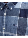 Barbour Doughill Short-Sleeved Check Shirt In Berwick Blue - MSH5469TN22
