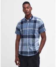 Barbour Doughill Short-Sleeved Check Shirt In Berwick Blue - MSH5469TN22