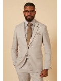 Marc Darcy HM5 Double Breasted Stone Blazer